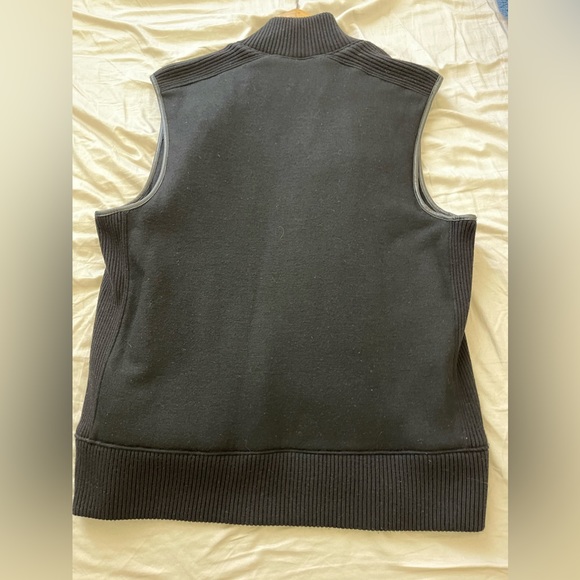 John Varvatos Wool and leather vest - Picture 7 of 8